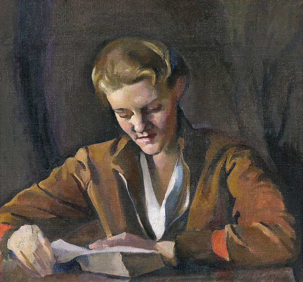 Lady Reading Book