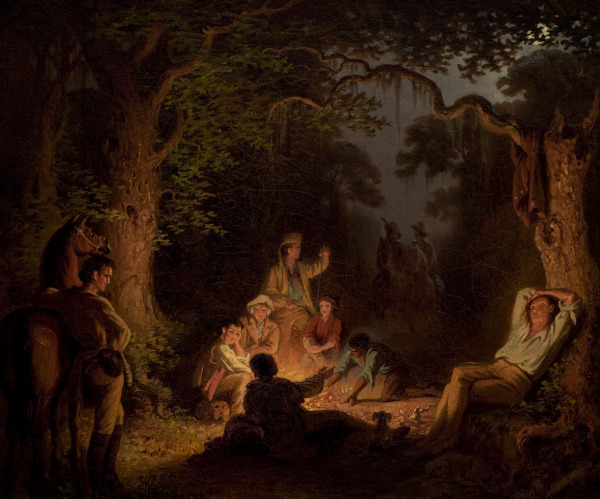 Study for “Marion and His Men in the Swamp”