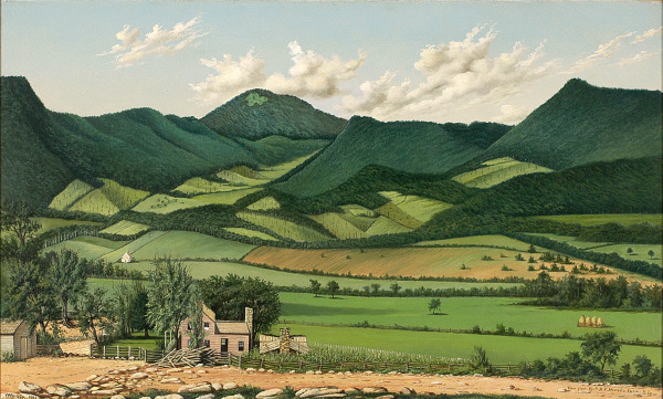 View from Revd. D.C. Howell’s Farm, N.C.