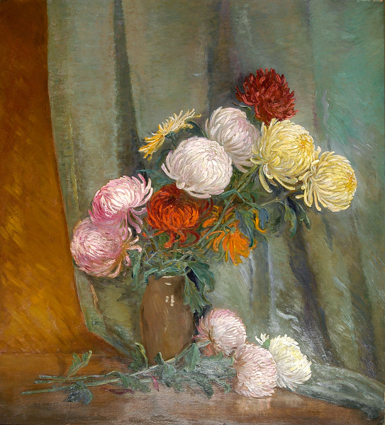 Still Life of Chrysanthemums