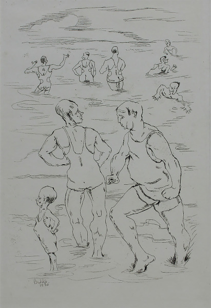 Folly Beach Bathers, Charleston, South Carolina