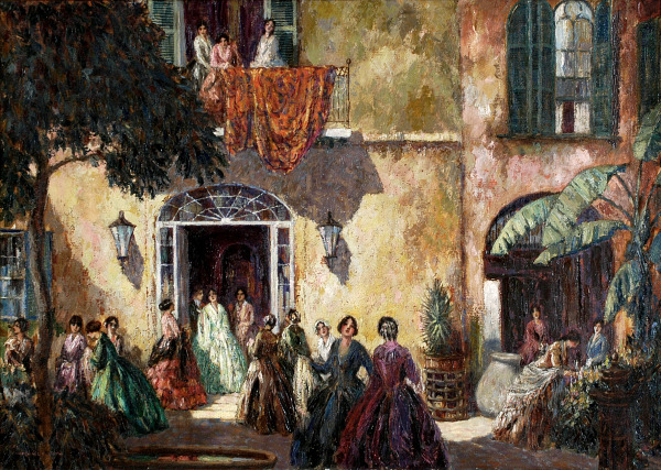 Courtyard in Old New Orleans