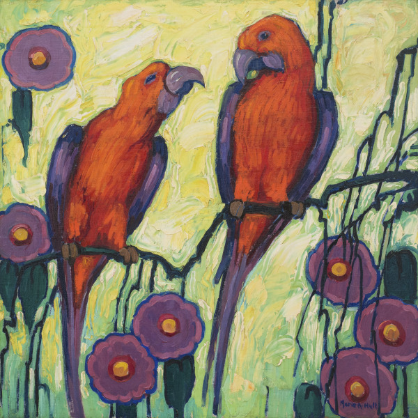 Red Parrots