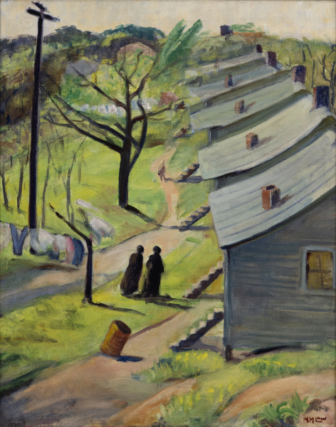 Mill Village in Spring (Saxon)