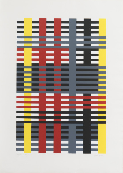 Study for unexecuted wall hanging from Connections