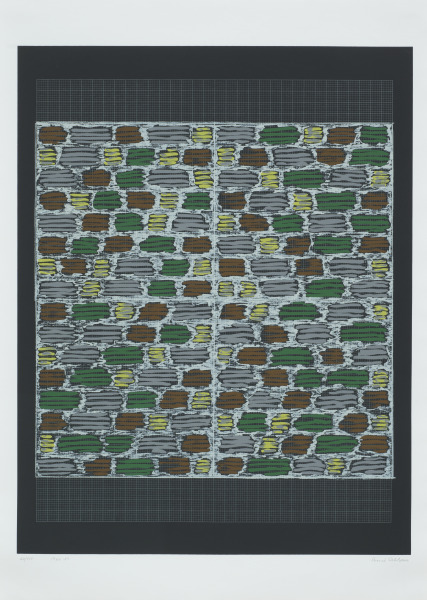 Study for hooked rug from Connections