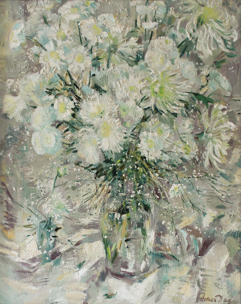Still Life of Chrysanthemums