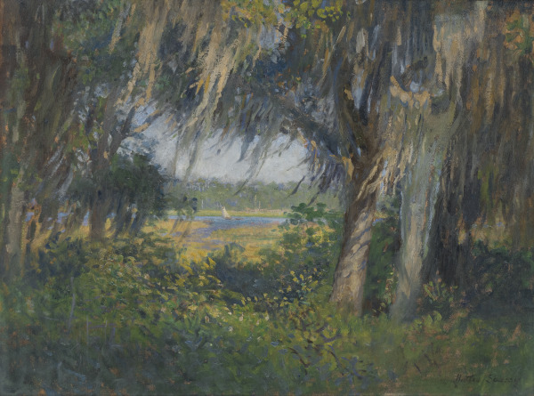 Landscape with Sailboat at Bonaventure