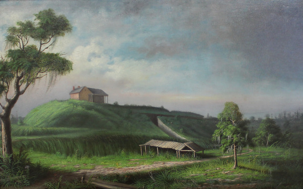 View of Fort Macomb, Louisiana