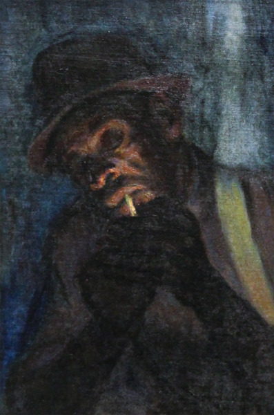 Man Lighting a Cigarette