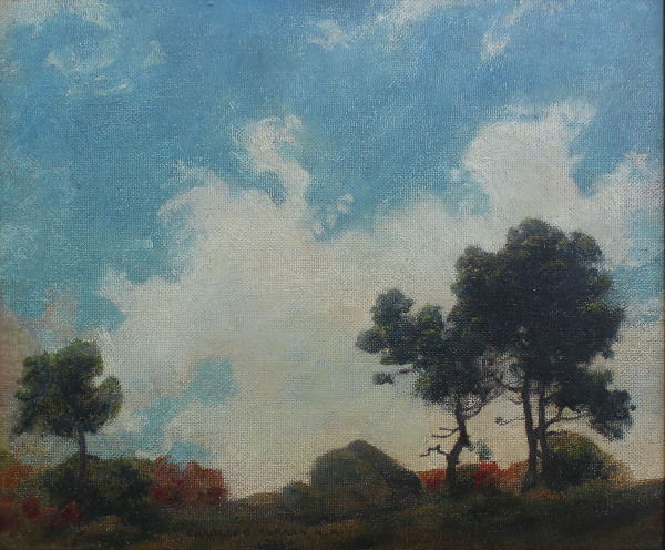 Hillside with Clouds