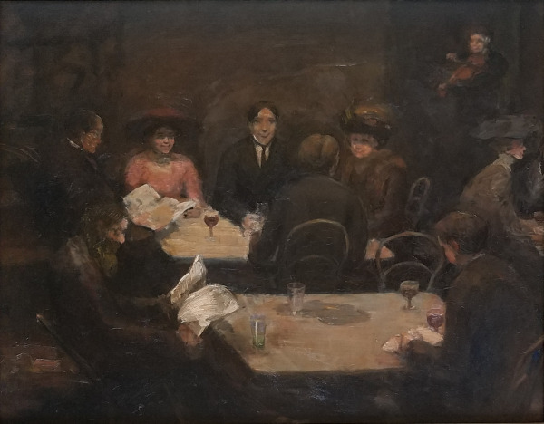 Inside a Restaurant