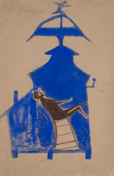 Untitled (Man in a Blue House)
