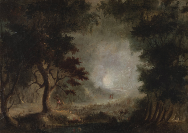 Hunting in the Woods