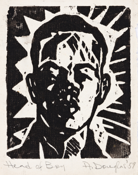 Head of Boy (Portrait of Langston Hughes)