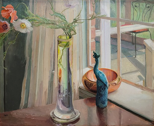 Still Life with Bird Figurine