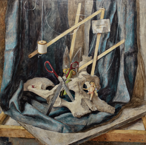 Still Life with Skull and Small Doll